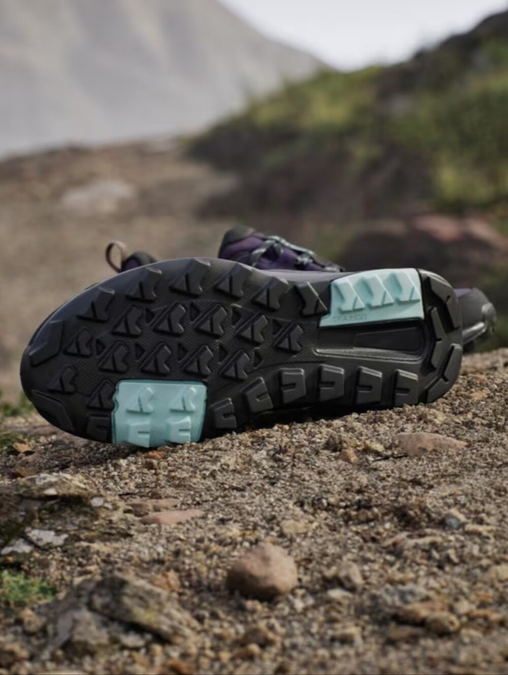 ADIDAS Terrex Anylander Rain.Rdy Hiking Shoes, New, Size 9.5, Purple - Picture 5 of 12